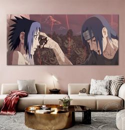 No Frame Anime Poster Sasuke VS Itachi HD Canvas Art Wall Picture Home Decor Sofa Background Wall Decor Birthday Gifts LJ2011283277337