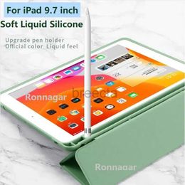 Tablet PC Cases Bags Pencil Holder Case For iPad Air 1 Air 2 Case iPad 9.7 2018 2017 Tablet Case 5th 6th 7 8 9 10.2 Air 3 Pro10.5 Air 4 5 Sleep Wake 240411