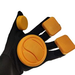 Skateboard Gloves Roller Long Board Slider Skateboard Turning Gloves Slide Brake Gloves With Slider Skate Accessories Dropship