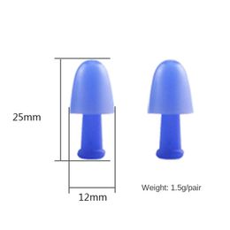 1 Pair Durable Earplugs Classic Delicate Texture Waterproof Soft Earplugs Silicone Portable Ear Plugs Swimming Accessories
