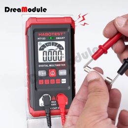 HT123 Smart Digital Multimeter AC/DC Voltage Resistance Continuity Measurement Tester NCV Multimeter with Backlight+Flashlight