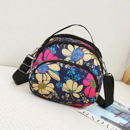 Shoulder Bags 2024 Nylon Cloth Diagonal Mobile Phone Bag Single Mother Coin Purse Female Casual Outdoor Crossbody