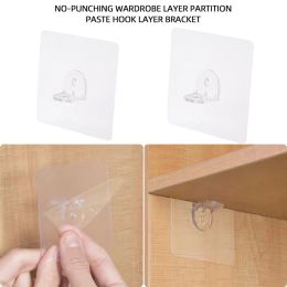4/10/20pc Adhesive Shelf Support Pegs Shelf Support Adhesive Pegs Closet Cabinet Shelf Support Clips Wall Hangers Strong Holders
