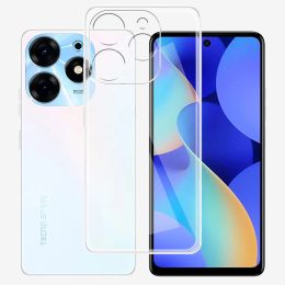 For Tecno Spark 10 Pro Clear Case Silicone Cover For Tecno Spark 10 4G Cover For Tecno Spark 10C Clear Ultra Thin Bumper Coque