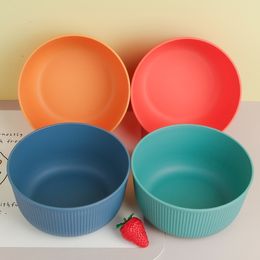 Plastic bowls, household plastic rice bowls, children's anti drop