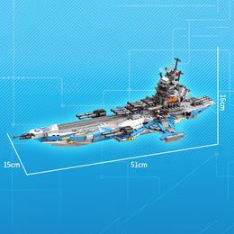 New 8 in 1 Suit 872PCS Battleship Fit Creative Assembly Series Bricks Toys Military Armed Deformable Model Kit For Kid Gifts