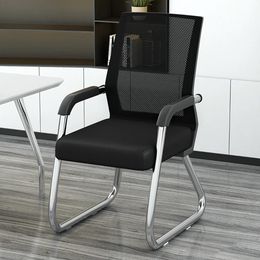 Office Chair Backrest Comfortable Long-Sitting Office Bow-Shaped Staff Mahjong Seat Study and Bedroom Home Computer Chair