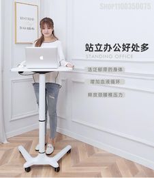 Mobile Standing Desk Can Lift Laptop Table Home Small Corner Bedside Table Study Desk