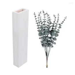 Vases Pine Wall Hangings Flower Display Artifical With Strips Shaped Vase Space Saving Decorations Set