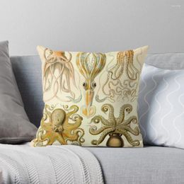 Pillow Gamochonia - Ernst Haeckel Throw Pillowcases Sitting Decorative Cover Marble
