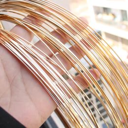 0.4mm 0.6mm 0.8mm 1mm Square Copper Wire Half Hard Gold Brass Wire for Jewellery Beading Craft Work DIY accessories