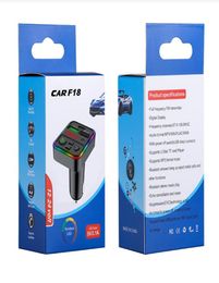 F15 F17 F18 F19 Transmitters RGB Ambient Light Car MP3 Player Bluetooth 50 FM Wireless Hands Kit 5V 31A PD 12W usb c charger4822784