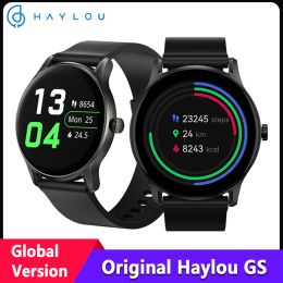 Watches NEW Haylou GS Smartwatch 1.28" TFT Screen Touch Control Heart Rate SpO2 Monitor Fitness Tracker IP68 Waterproof Smart Watch Men