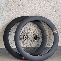 Light Weight 700C Road Bike Wheelset 40mm/60mm/70mm/90mm Aluminium Alloy Bicycle Rim V/Disc Brake Rotary Freewheel Wheel