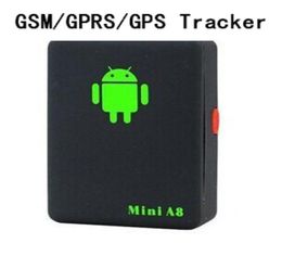Mini Global Positioning Realtime GPS Tracker mini A8 GSM GPRS GPS Tracking Device Track through Smartphone For children pet car4869176219
