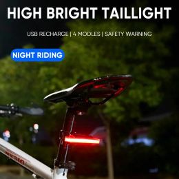 BUCKLOS Bike Lights Rear Light Bicycle Lighting USB Recharged Bicycle Lamp Rear LED Light for Bicycle Rechargeable Bike Lanterns