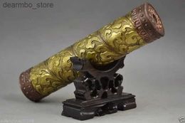 Arts and Crafts Chinese Handwork Copper Carvin Vivid Clouds See Beautiful World Kaleidoscope metal handicraft Home decoration L49