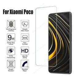 4 IN 1 Screen Lens Protector Film For POCO C40 M5S M5 C65 Tempered Glass For POCO X6 X5 X4 X3 F3 F4 GT M3 M4 M6 F5 Pro 5G Glass