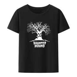 Halloween Casual Shirt Tops Sematary I Love Haunted Mound Popular Trend Heart Shape T Shirt Men Women Short Sleeve Graphic Tees