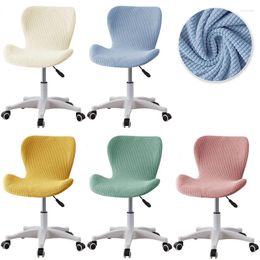 Chair Covers Polar Fleece Butterfly Cover Stretch Dining Slipcover Elastic Spandex Chairs For Wedding El Office 1Pc