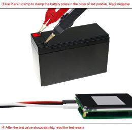 TS235 DC 5V Battery Voltage Internal Resistance Tester AC 4-Wire Type-C Internal Resistance Tester for 18650 Battery Maintenance