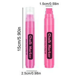 Paint Chalk Markers 15mm Window Chalk Marker Erasable Liquid Chalk Pen For Chalkboard Signs Blackboard Car Window Bistro Glass