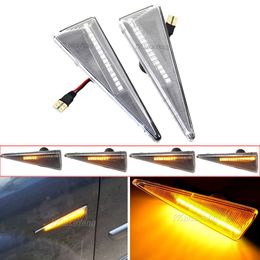 2Pcs Dynamic Repeater Lamps LED Side Marker Light For Renault Megane 2 CC/Vel Satis/Wind/Avantime/Grand Scenic 2/Espace 4/Thalia