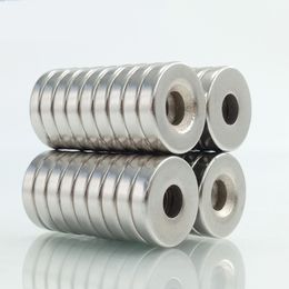 NdFeB Hole Very Strong Magnets for Crafts Square With Hole N52 Imas Magnetic Tool Holder Super Ima Magnet Hook Magnetic