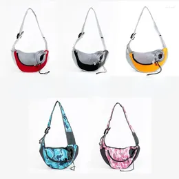 Cat Carriers Carrying Bag Pet Dog Mesh Oxford Crossbody Shoulder Outdoor Carrier Handbag Tote Pouch Supplies