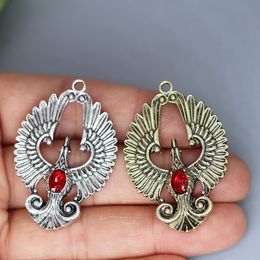 3Pcs/lot Phoenix Bird Pendant Eagle Charm Pendant For DIY Necklace Earrings Handmade Jewellery Making