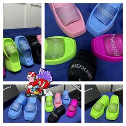 Designer Sandals Slippers Luxury Womens Velvet material tape party Soft Rooms GAI Slip-On Size 35-42 6cm-10cm Free shipping