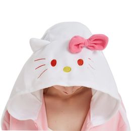 Women Onesies Kitty cat Pajamas For Halloween Cosplay Costume Fleece Christmas One-Piece Kigurumi Full Body Pijama Sleepwear