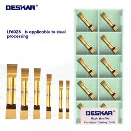 DESKAR 100% Original MGGN200 MGGN250 MGGN300 MGGN400 JV CNC Lathe Tools Carbide Insert Slotted Cutter Metal Turning Blades