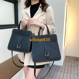 Halzan Handbags Leather Crossbody Bags Hazan Bag Large Bag Womens Haute Couture Postman Bag Commuting Student Leather Handbag Crossbody Bag have logo HBO2