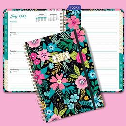 Daily Journal Excellent 2023 A5 Wire Coil Agenda Planner Book Flexible Cover Journal Calendar