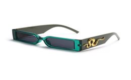 Sunglasses Fashion Retro Punk Trend Square Men's Inlaid Snake-shaped Ladies Small Frame Glasses Oculos1439556