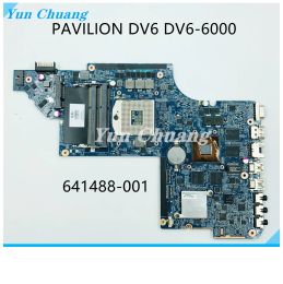 Motherboard 641488001 665343001 659148001 650799001 For HP Pavilion DV6 DV66000 Laptop Motherboard HM65 DDR3 HD 6770M 2GB Graphics