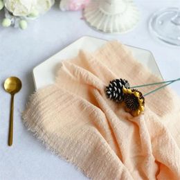 Table Napkin 2PCS Wedding Cotton Cloth Tea Towel Dining Place Mats Supplies Linen Home Decor