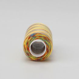 10Colors Section-Dyed Rainbow Sewing Thread For Needlework & Machine Hand Stitch 402 Polyester Thread Each Spool 300Yards