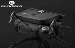 ROCKBROS Bicycle Bag Big Capacity Waterproof Front Tube Cycling Bags MTB Handlebar Pouch FrontFrame Trunk Pannier Bike Accessories4389436