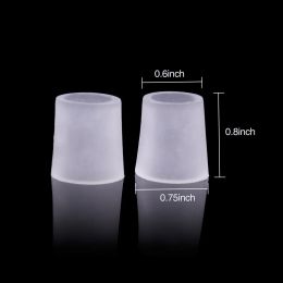2Pc/Pair Toe Separator Silicone Transparent Protector Foot Corns Calluses Protective Case Wear Resistant Feet Care Pedicure Tool