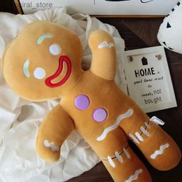 Stuffed Plush Animals Gingerbread man Plush Toy Biscuit Peluche Stuffed Cookie Soft Doll Room Decoration Birthday Gifts L411