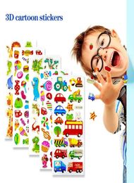 Gift Wrap 2040 SheetsPack Kids Stickers 3D Puffy Bulk Cartoon Zoo Animal Fruits Various Scrapbooking For Girl Boy Birthday GiG4348214