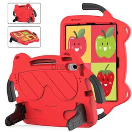 Tablet PC Cases Bags EVA Kids Safe Case for iPad 10.2 10.5 Air 3 10.9 Air 4 5 Pro 11 Kickstand Cover For iPad 10.9 2022 Shockproof With Pencil Holder 240411
