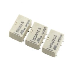 5PCS/lot HFD4 2A 8PIN SMD/DIP Relay 3V 4.5V 5V 12V 24V DC HFD4-V/5V HFD4/12V -S HFD4/24V -S1R HFD4/3 4.5 5 12 24-S Signal Relay