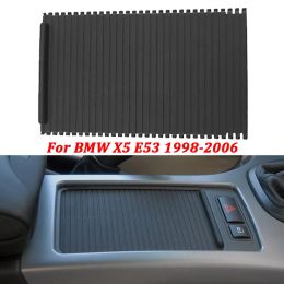 For BMW X5 E53 1998-2006 Car Centre Console Sliding Shutters Cup Holder Roller Blind Cover Replacement Car Interior Accessories