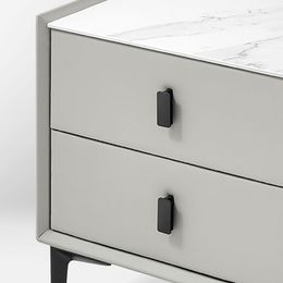 Comfortable Bedside Tables Nordic Morden Cabinets Simple Grey Nightstand Small Space Tables De Nuit Bedroom Furniture GPF40XP