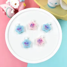 Decorative Figurines 10Pcs/lot Simulation Star Shower Gel Flatback Resin Cabochon Embellishments For Scrapbooking Accessories DIY Doll