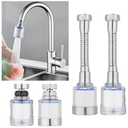 360° Rotate Swivel Faucet Nozzle Philtre Diffuser Connector Water Saving Kitchen Sink Tap Head Spray Aerator Faucet Extender