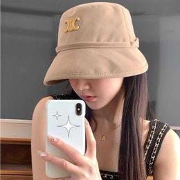 CELIES Sun hat Triumphal Arch Fisherman Hat Childrens 2024 New Sunshade Protection Face Showing Small Korean Version Fashion Versatile Strap Bucket